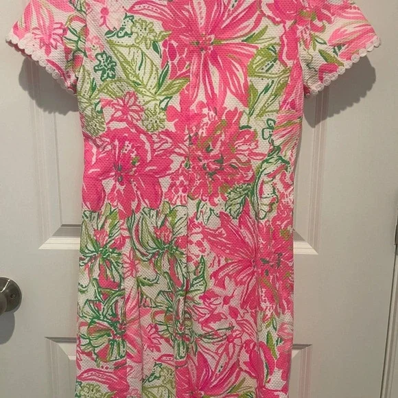 Lilly Pulitzer Maudie Stretch Shift Dress in‎ Resort White Koala Me Maybe,Size 0 - Picture 3 of 4